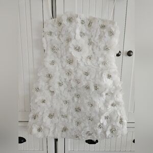 Alice + Olivia White Floral Kids Dress